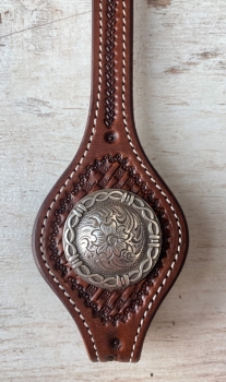Barbed Wire Edge Concho antik in 3 Größen